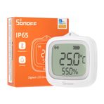 SNZB-02WD Zigbee IP65 LCD Ekranlı Akıllı Sıcaklık ve Nem Sensörü