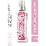 So…? Cherry Blossom Vücut Spreyi 100 ml Vegan ve Geri Dönüştürülebilir Cam Şişe ile Kalıcı Koku
