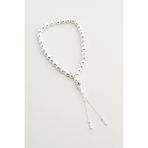 So Chic Modern Tasarım 17 cm Gümüş Tesbih, Metalik Gri
