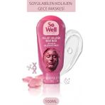 So Well Soyulabilen Kolajen Şeffaf Gece Maskesi 100 ml | Nemlendirici & Aydınlatıcı Yüz Maskesi