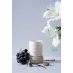 Soap and Candle Cuisine Lucid Cotton Lily Doğal Soya Ekru Cam Kavanoz Mum | Vegan | 300 gr