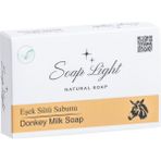 Soap Light Natural Eşek Sütü Sabunu - Cilt Besleyici Doğal Bakım - Krem Rengi