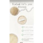 SOAVİE (1 Adet ) Doğal Kabak Lifli Yüz Peeling Kesesi – Cilt Yenileyici, Siyah Nokta Karşıtı !