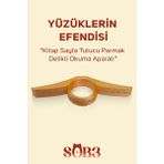 sob3studio Yüzüklerin Efendisi Kitap Sayfa Tutucu Parmak Delikli Okuma Aparatı Ve Kitap Ayracı Seti