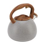 Soba Çay Su ısıtıcısı, Soba Için çay Su ısıtıcısı üst 3L ıslıklı Paslanmaz çelik Soba, Elektrik sobası, Gaz sobası Için Düzgün ısı dağılımı Ile Paslanmaz çelik Su ısıtıcısı,