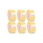 sobapark 6 Adet Kopmayan Koli Bandı 45mmx100 Mt Güçlü Koli Bandı Akrilik Koli Bandı Güçlü Koli Bandı