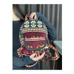 Sobe Hediyelik Kilim Dokuma Otantik Mini Sırt Çantası