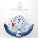 Sobepy ALK2468 Ahşap Marin Dümenli ve Çapa Tasarımı Saat
