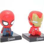 Sobepy ALK2858 Iron Man ve Spider Man Kafa Sallayan Figür