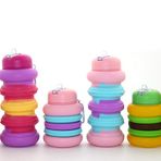 Sobepy ALK3138 500 ml Katlanabilir Portatif Silikon Su Şişesi