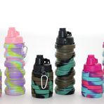 Sobepy ALK3141 500 ml Katlanabilir Portatif Silikon Su Şişesi
