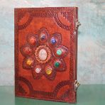 Sobepy KSK3157 Taşlı Deri Defter