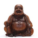 Sobepy ST00030 50 cm Oturan Ahşap Buda