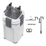 Sobo 901F Akvaryum Dış Filtre, UV Lambalı, 7W Güç, 800L/S Su Akış Hızı, Beyaz ve Gri, Profesyonel Su Filtrasyonu Sistemi
