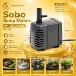 Sobo Akvaryum Sump Motoru - 5W - 300 LT/Saat - Aktif Temizlik - Kompakt Tasarım - Farklı Kullanım Alanları İmkanı
