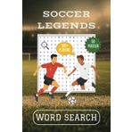 Soccer Legends Word Search Puzzle Book: 50 Fun & Easy Word Searches Featuring the Greatest Soccer Players of All Time | 6x9", 100 Pages | Perfect for Adults, Seniors & Teens