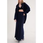 Societa Lacivert Beli Lastikli Uzun Etek 81338 - 01L-Lacivert - M