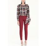 SOCIETA Yandan Cepli Boru Paça Pantolon 41265 Bordo 40