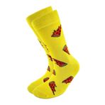 Socks Tunnel Çorap Tünel Kadın Renkli Çoraplar Karikatür Hayvanlı Komik Çoraplar Komik Sevimli Kedi Köpek Havalı Çoraplar Pamuk Noel (Pamuk, Pizza)