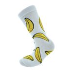 Socks Tunnel Muz Desenli Renkli Çorap