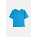 Socrates Dergisi Demir Lady Crop T-Shirt - Mavi - XL
