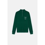 Socrates Tennis Club Supersoft Quarter-Zip Sweatshirt - Nefti Yeşil - M