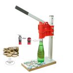 Soda Gazoz Kapağı Kapama Makinası Kırmızı 200 Adet Kapak Hediye