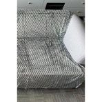 Sofa Cover Pelüş Kaymaz Tabanlı Koltuk Örtüsü 170X215 Cm Antrasit
