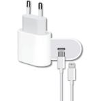 Soffany SY-220 Type-C To Lıghtnıng 20W Pd Şarj Adaptörü ve Kablosu - Beyaz