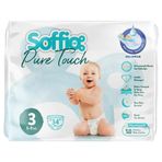 Soffio Pure Touch No:3 Midi 34 Adet Bebek Bezi