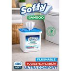 Soffy 3 Katlı Islak Tuvalet Kağıdı 480 Adet Ultra Yumuşak ve Ekstra Dayanıklı Rulo