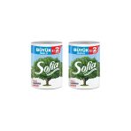 Sofia 3 Katlı Büyük Havlu 1=2 Rulo Kağıt Havlu X 2 Adet