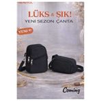 Sofia Kadın Günlük İkili Hediyelik Askılı Fermuarlı ve Crossbag Bel Çantası