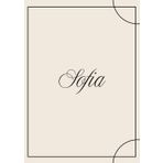 Sofia – Quaderno Elegante a Righe A4 | 100 pagine | Design Minimalista: Notebook raffinato con nome personalizzato – perfetto per studio, lavoro, ... per appunti, scuola e pensieri speciali)
