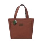Sofist İstanbul Kiremit Rengi Pera Waxed Canvas Tote Bag Mumlu Kanvas Ayarlanabilir Askılı Kadın Kol ve Omuz Çantası