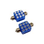 Sofit Dekoratif Led Ampul (2x9 H.p) Mavi 12v/laam115-2-12