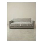 Sofline Kaymaz Tabanlı Tay Tüyü Çekyat, Koltuk, Kanepe Örtüsü( Krem)(175X210cm)