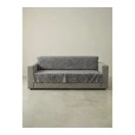 Sofline Kaymaz Tabanlı Tay Tüyü Çekyat, Koltuk, Kanepe Örtüsü(Gri Renk)(175X210cm)