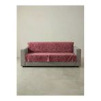 Sofline Kaymaz Tabanlı Tay Tüyü Çekyat, Koltuk, Kanepe Örtüsü(Pembe Renk)(175X210cm)