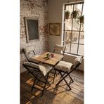 Sofmina Minderli Balkon Bahçe Mutfak Bistro Set Katlanır 4+1 Masa-sandalye