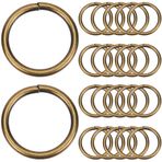 SOFPLATE 1 Kutu 40 Adet Sağlam O Halka Tokalar Metalden 25 mm Anahtar Halkaları Çok Amaçlı Ayrık Halkalar Demirden Antik Bronz Yuvarlak Bağlantı Donanım Çantaları Köpek Tasmaları Makrome Kamp El İşi