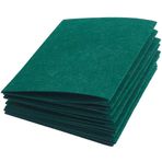 SOFPLATE 15 adet 11 x 7 inç önceden kesilmiş keçe plaka, yeşil keçe malzeme, kalın, dikdörtgen, Cadılar Bayramı, Noel, Saint Patricks, kendin yap, patchwork sanat projesi, parti, tatil günleri için