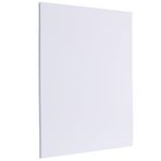 SOFPLATE 50 yaprak 20 x 11,7 inç boş karton kağıt, beyaz karton kağıt, büyük paket, 15 kg, ağır çift taraflı yazıcı kağıdı, koleksiyon defteri, boyama, davetiyeler, tebrik kartları, okul, ofis, ev