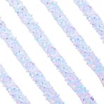SOFPLATE 5,5 Metre Kendinden Yapışkanlı Glitter Şerit Yapay Elmas Kumaş Şerit Makara ile 1,2 cm Parlak Düz Reçine Yıldız Yuvarlak Nokta Şeffaf Kristal Trim Sticker Rulo Giysi Kemer Kostüm Elbise El