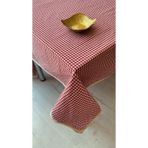 Sofra Bezi & Piknik Örtüsü Dantel Detaylı 170 x 170 cm (Bordo (Krem Dantel))