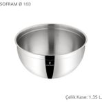 Sofram 16 cm Çelik Kase - 1,35 lt