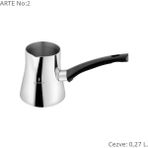 Sofram Arte Tekli 0.27 Lt. Cezve - Gümüş