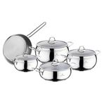 Sofram Luna 9 Parça Gümüş Tencere Seti