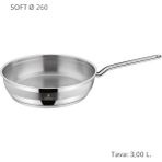 Sofram Soft 26 cm Tava - Gümüş