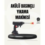 SOFRİVA 48V Şarjlı Basınçlı Yıkama Makinesi Kablosuz Su Tabancası - RFIOVS6521-5454